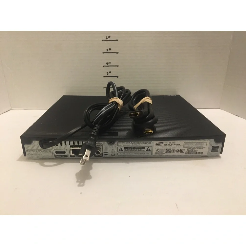 Samsung Blu-ray DVD CD player model BD-J5700